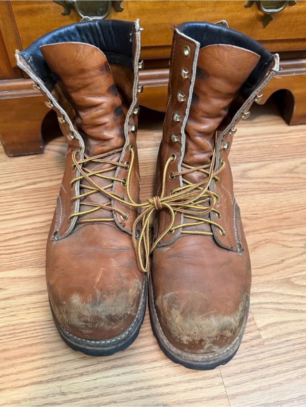 Vintage Lehigh Miralug Steel Toe Premium Electrical Boots